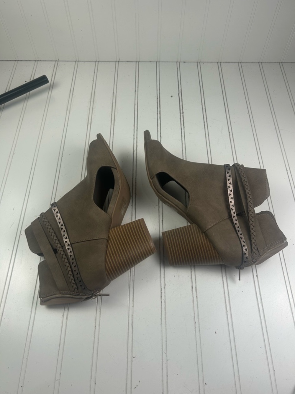 Maurice’s Sabrina Open Toe Ankle Boots Women’s Size 11M - Picture 5 of 10